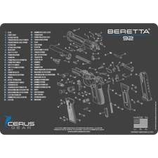 For Beretta 92 Armorers Cleaning Bench Mat Cerus Gear PREMIUM Made In USA 