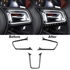 Guarnizione coprivolante in fibra di carbonio per Porsche 718 Boxster Cayman 982