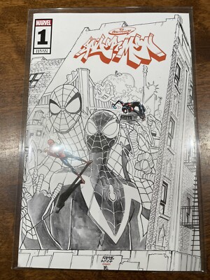 Spider-Men #1 Ramos Color Splash SDCC 2024 Trinity Comics LE 600 Copies