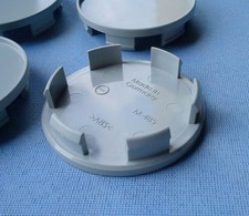 4x Nabenkappen Nabendeckel Felgendeckel Träger 64,0mm 58,0mm für Ronal grau M485