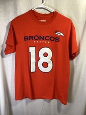 Denver Broncos Peyton Manning 18 Orange Medium Cotton NFL Licensed T Shirt