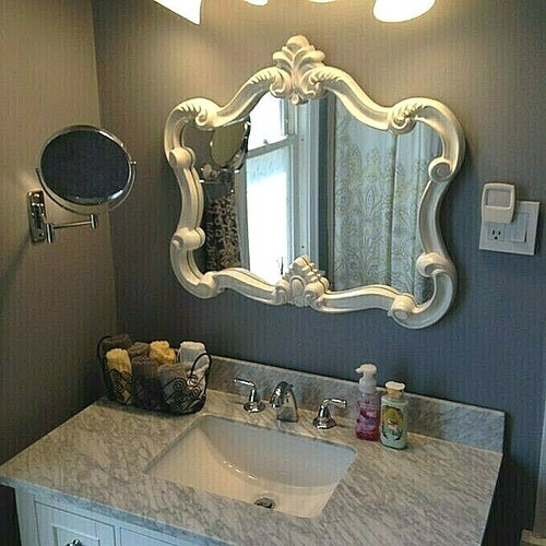 Baroque Bathroom Mirror Rispa