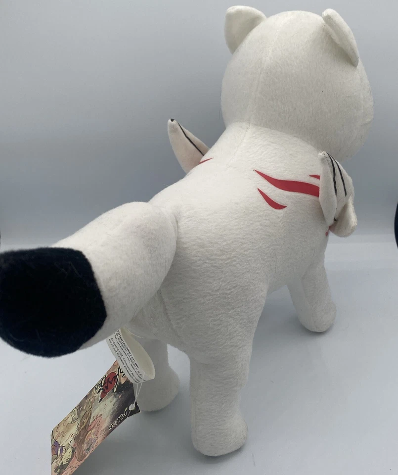 Okami Den Amaterasu Plush Toy Capcom Dog Rare New With Tags - Image 3 of 4