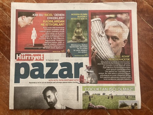 Hürriyet Pazar Turkish newspaper supplement İlker Kaleli photo shoot & interview - Picture 2 of 2