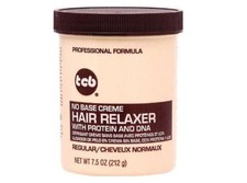 TCB No Base Hair Relaxer Creme, Regular, 7.5 Ounce