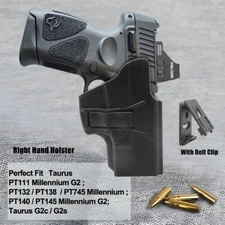 G2C Holster w/ Belt Clip Fit Taurus G2C PT111 Millennium G2 PT145 PT140 Holster