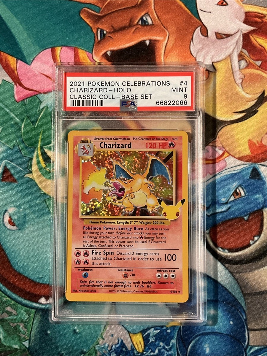 Pokémon TCG Celebrations Classic Collection #4 Charizard PSA 9 | eBay