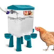 Lilyang Float-Controlled Automatic Chicken Waterer for Continuous Fresh Water...
