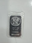 Vintage Sunshine Mining Fly Eagle 1 Troy Oz Fine Silver Art Bar Sealed