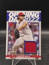2022 Topps Opening Day Aaron Nola Jersey Relic #ODR-AN Philadelphia Phillies