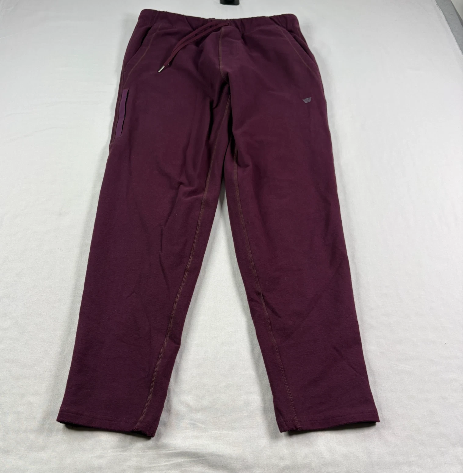 Mack Weldon Ace Sweatpants Mens Medium Purple Tapered Jogger Lounge Casual