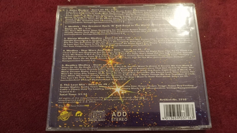 Stars on 45  u. a. mit Abba Meddley, Stevie Wonder - Bild 2 von 2