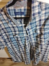 tommy bahama shirt xl plaid button flannel