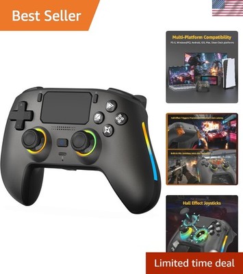 Wireless Controller for PS-5/PC, Gamepad Built-in Mic with 2 Back Buttons Sup...