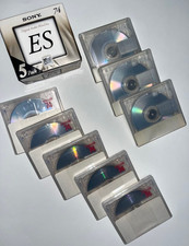 New  SONY MD ES 74  SONY MD 80  MAXELL MD 74 MD MiniDisc lot of 13 260506