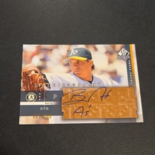 Upper Deck 2003 SP Authentic Chirography Barry Zito #BZ Bronze 1/100 Autographed