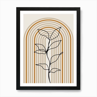 Tree In A Window Art Print Framed Wall Art Poster Canvas Print Picture
