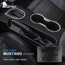 2015-23 Ford Mustang Cup Holder Trim Frame Carbon Fiber