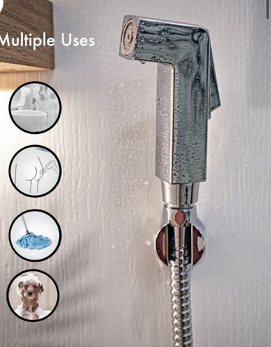 Luxury Handheld Bidet Toilet Jet Spray Muslim Hygienic Shattaf Douche Shower Kit - Picture 2 of 2