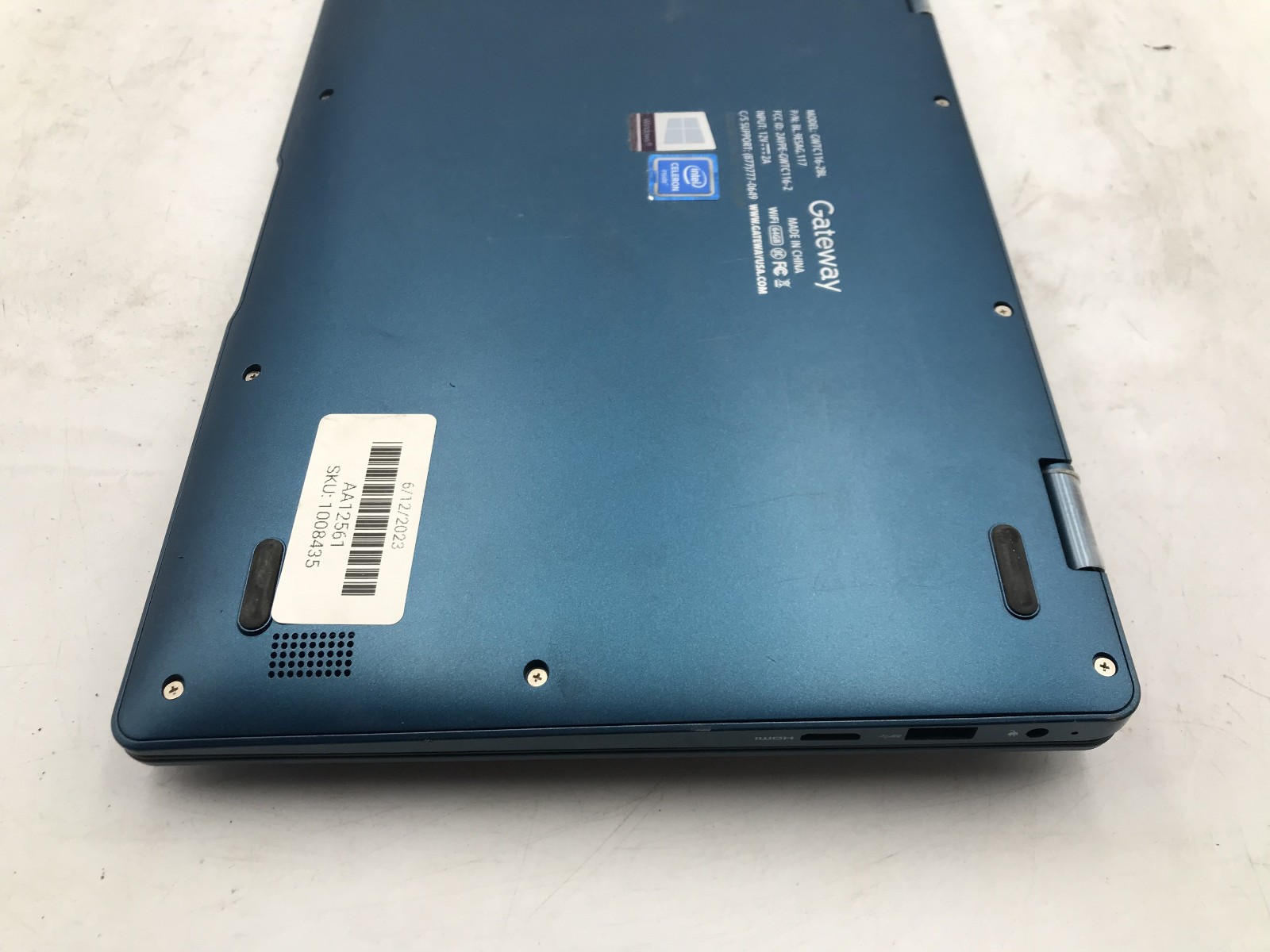 GATEWAY GWTC116 2BL -FOR PARTS/NO POWER- INTEL CELERON N4020 - 4GB RAM ...