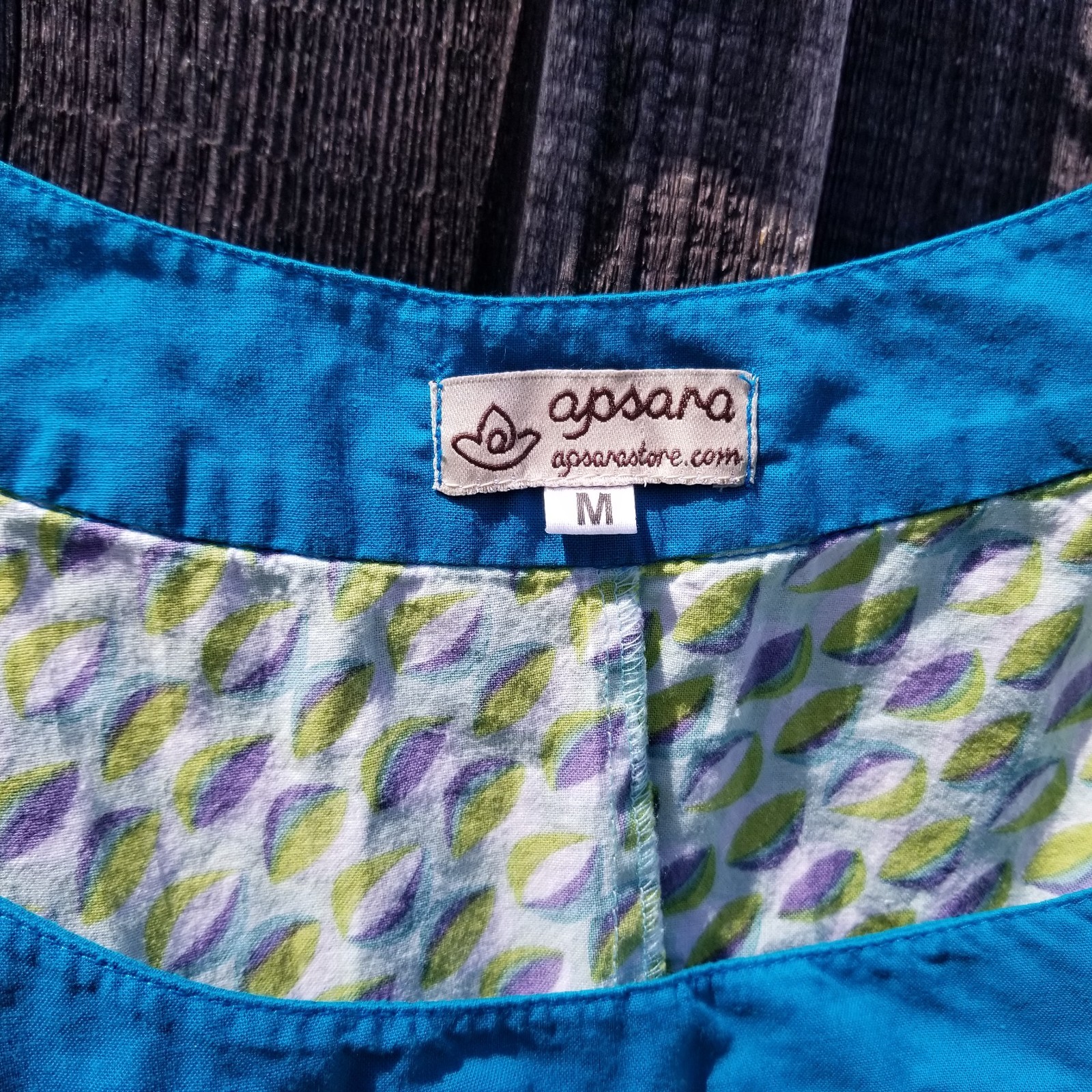 Apsara Dress Medium Leaf Ethically Sourced Cotton… - image 11