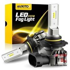 9145 LED Fog Light Bulbs, 6000LM 6500K Cool White Light, 300 Brightness H10