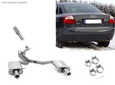  Duplex Racinganlage (mit Soundrohr) Audi A4 B6 8E Limo Avant 2.4l je 90mm