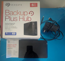 Seagate Backup Plus Hub 6TB Barely Used 15 power on hours 6 times powered on
