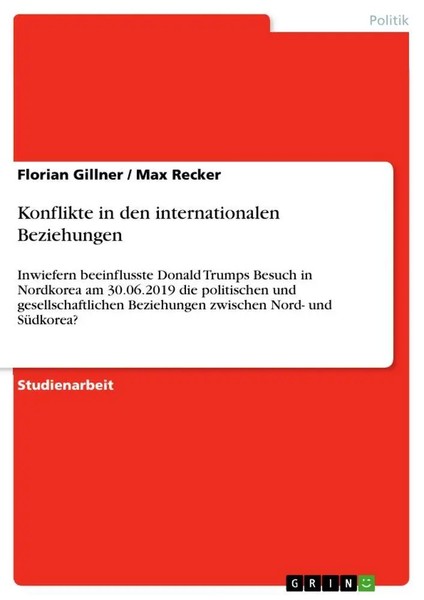 Konflikte In Den Internationalen Beziehungen Florian Gillner (U. A.) Taschenbuch-image