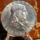 Choice Unc 1963 90% Silver Franklin Half Dollar BU