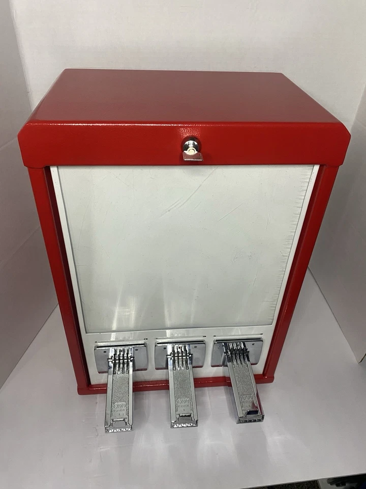 $1 Vend Red 3 Column Sticker Tattoo Pokemon Card Vending Machine Sports Cards - Image 2 of 4