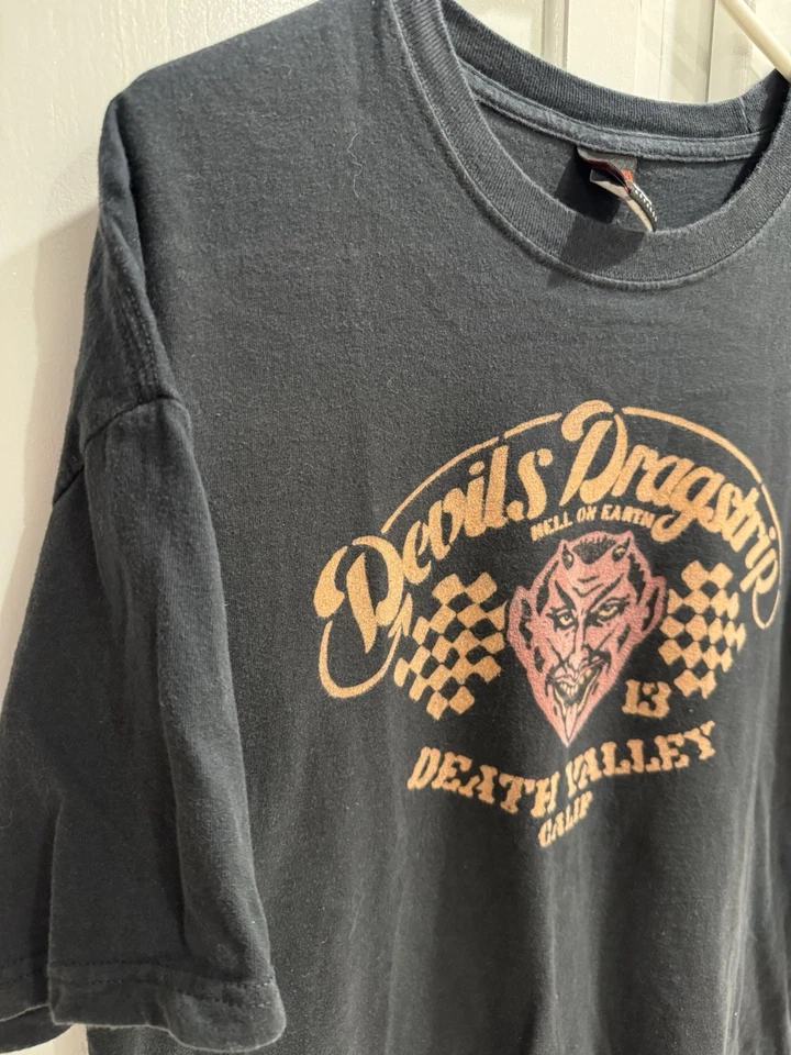 Camisa De Colección Lucky 13 Devils Dragstrip Para Hombre XL Hecha en EE. UU.  Foto 2 de 4