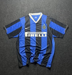 Maillot Inter Milan Domicile 2007 2008 PLAYER ISSUE ZANETTI 4 STOCK PRO - Occasion