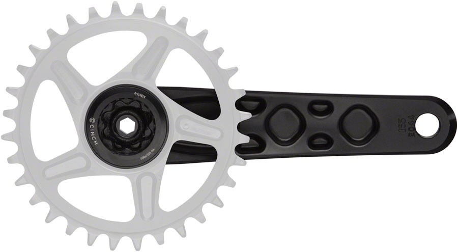 Race Face Turbine Cranks, 136mm Spindle, 160mm Arms, Black