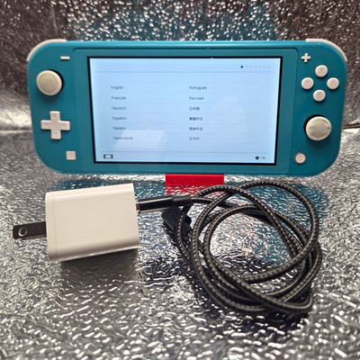 Nintendo Switch Lite (Turquoise)   Handheld Console + Charger