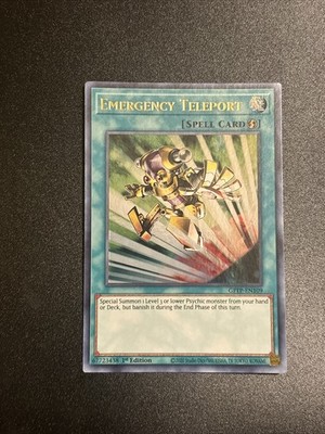 Emergency Teleport GFTP-EN109 Ghosts from the Past 1st Edition