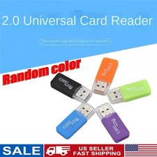 Mini USB 2.0 Micro SD TF Card Reader Adapter Plug For Laptop Phone Tablet