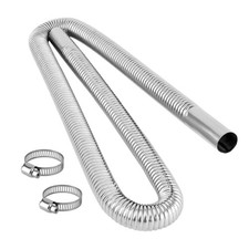 47.2 Inches Exhaust Hose 2.5cm 1 Inch Stainless Steel 47.2 Inches Exhaust Hose 2.5cm 1 Inch Stainless Steel