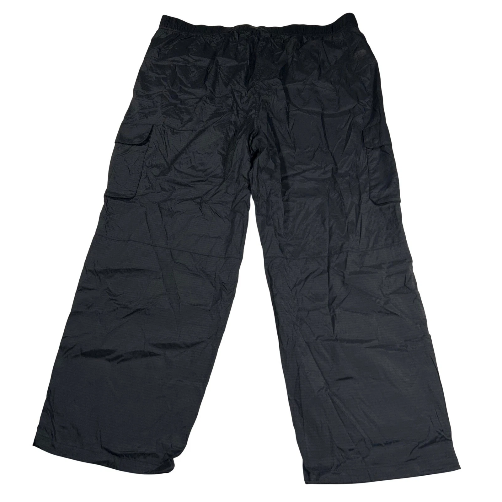 The North Face Cargo Rain Pants Men 3XL Black Relaxed Fit Ripstop Lightweight