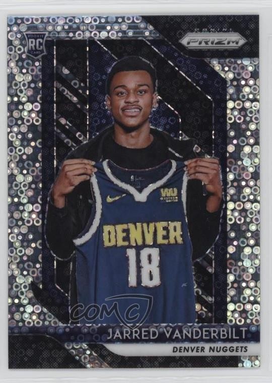 2018-19 Panini Prizm Fast Break Prizm Jarred Vanderbilt #42 Rookie RC 0q26