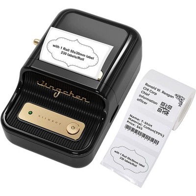 NIIMBOT B21 Bluetooth Etikettendrucker schwarz Etikettierer Beschriftungsgerät