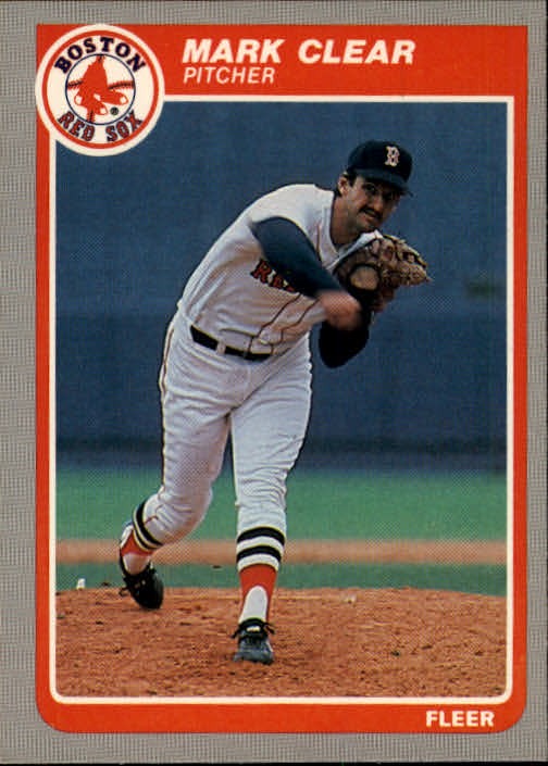 1985 Fleer #154 Mark Clear - BB