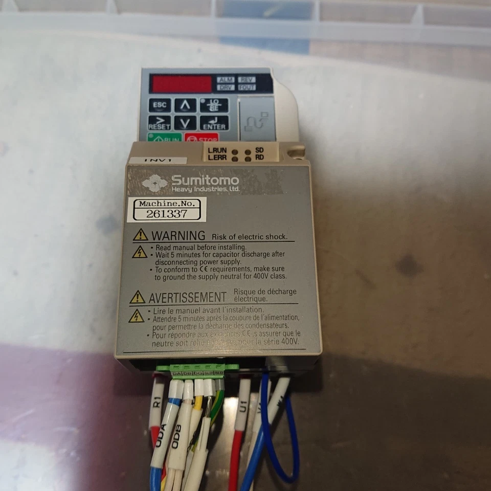 Sumitomo HFX202-A20 Inverter 0.2kW/0.4kW US Free TAX From Actual Machine - Image 2 of 3