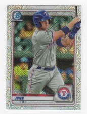 2020 Bowman Mega Box Baseball JOSH JUNG Chrome Mojo Refractor RC BCP-113 RANGERS