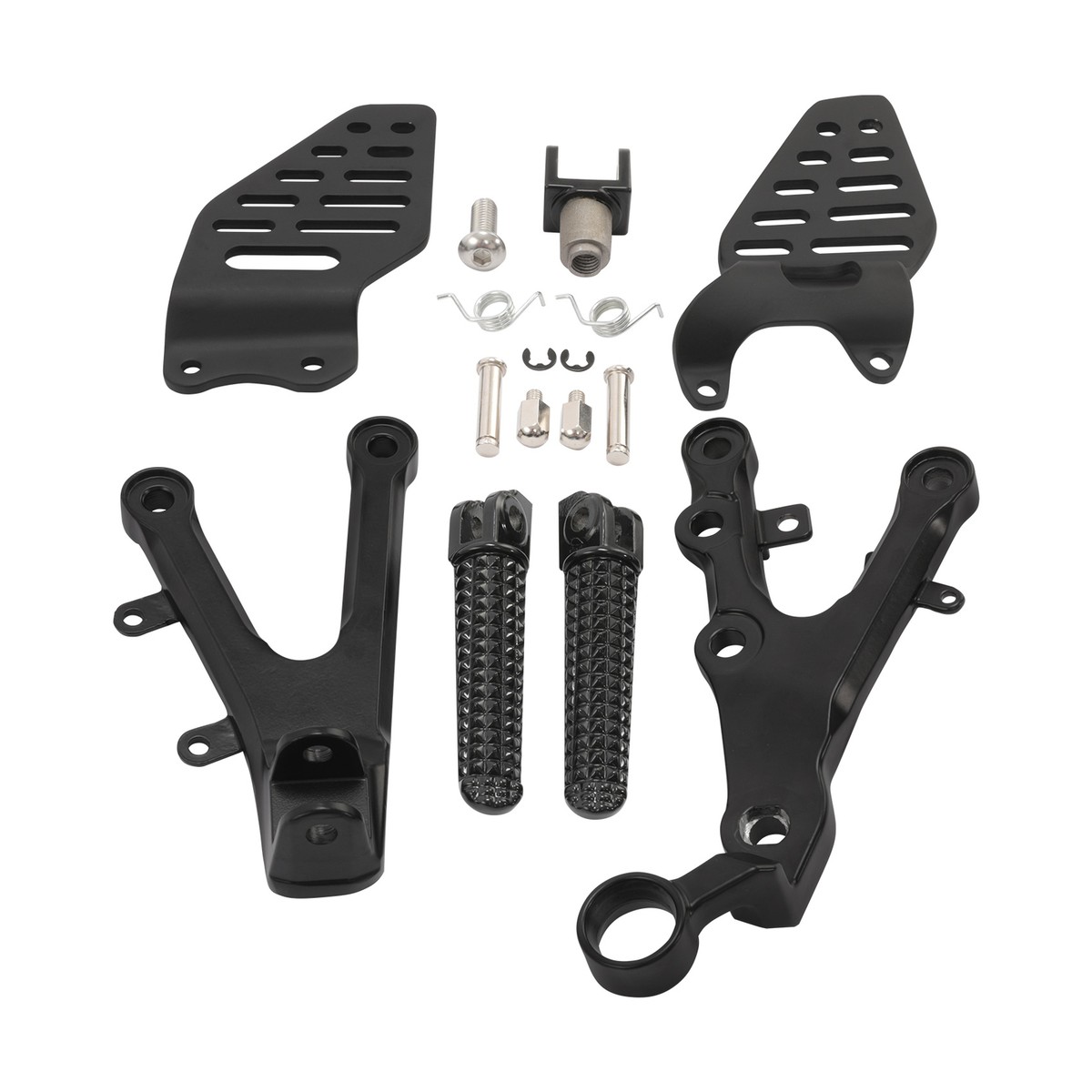 Front Rider Driver Footpegs Footrest Peg Bracket Fit For Yamaha