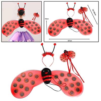 Kinder Marienkäfer Kostüm Mädchen Halloween Marienkäfer Cosplay Kostüm Sets Kostüm