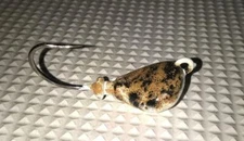 10 SPARKIE BLACKFISH  Jigs WHITE SAND BLACK ASIAN CRAB Heads Tautog  T&A  TOG 