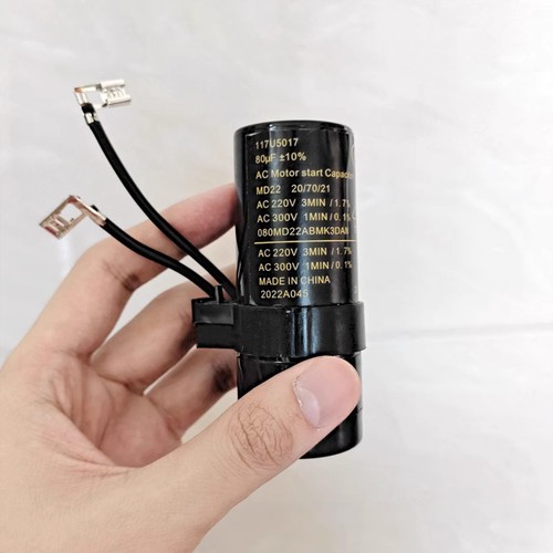 117U6019 Starter/117U5017 Start Capacitor 80UF for Danfoss Compressor SC15 SC18G - Picture 5 of 6