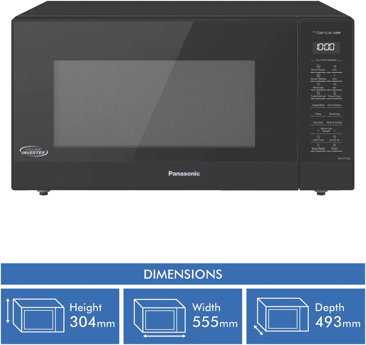 Panasonic 44l inverter sensor microwave oven deals
