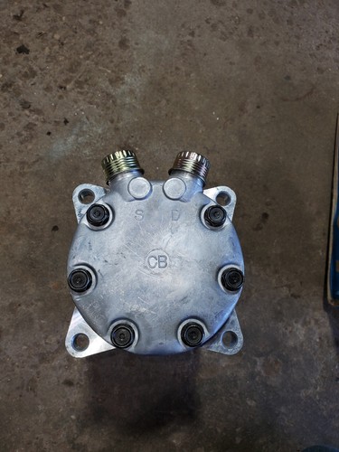 Sanden 7929 Compressor w/Clutch - NEW OEM 3970908504 Case New Holland - Foto 8 di 8